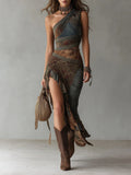 Camille - Printed Maxi Dress