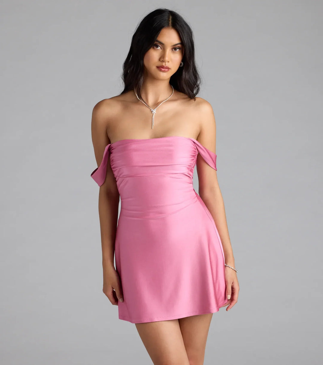 Robe en satin Charme de Minuit