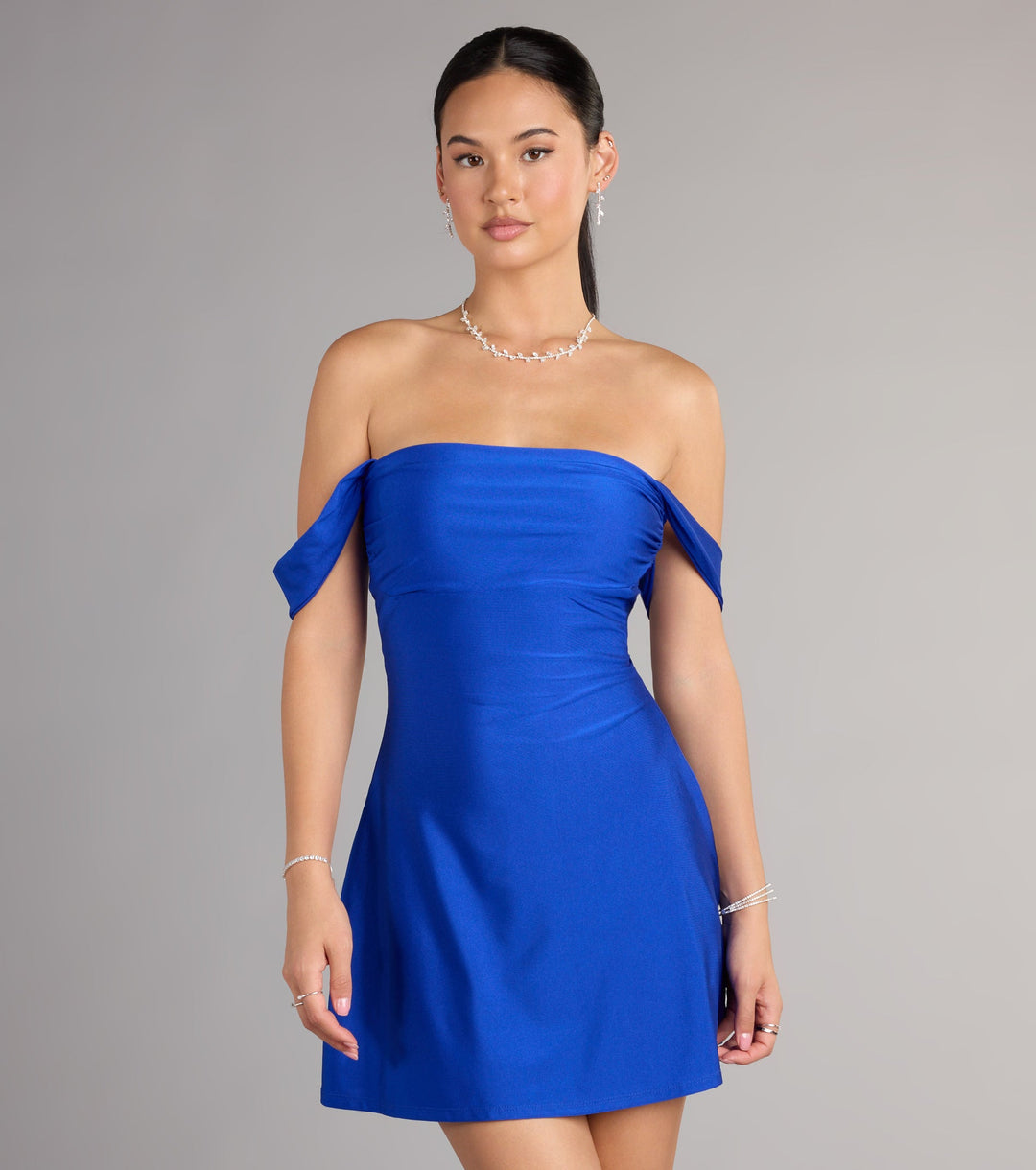 Robe en satin Charme de Minuit