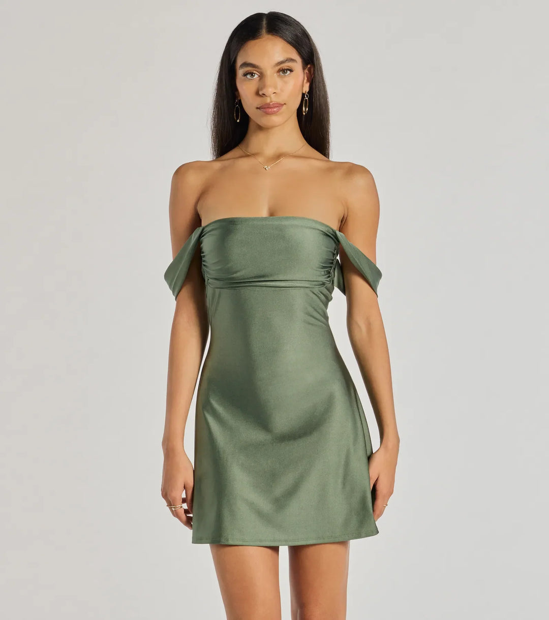 Robe en satin Charme de Minuit