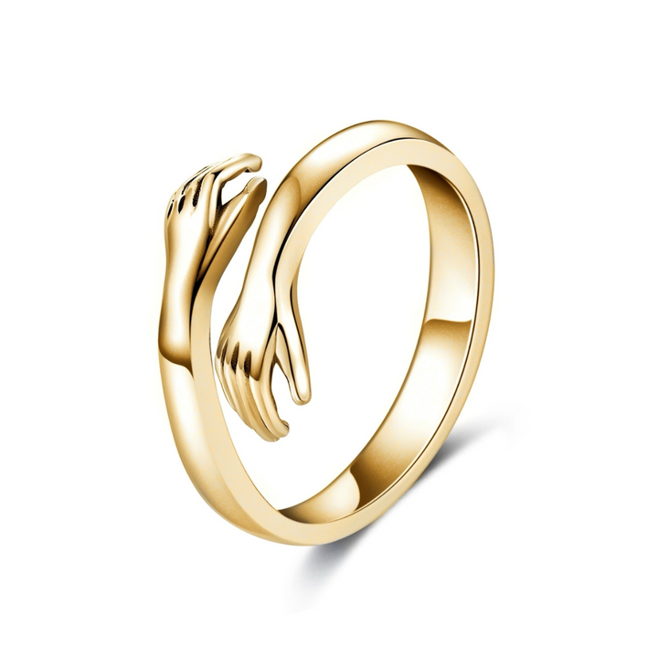 LYNN &amp; CO | Bague Câlin Dorée - Simple &amp; Authentique