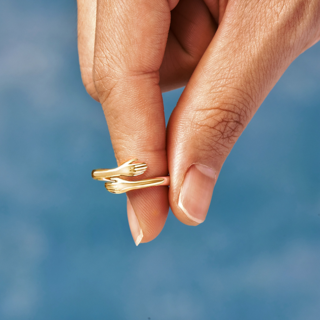 LYNN &amp; CO | Bague Câlin Dorée - Simple &amp; Authentique