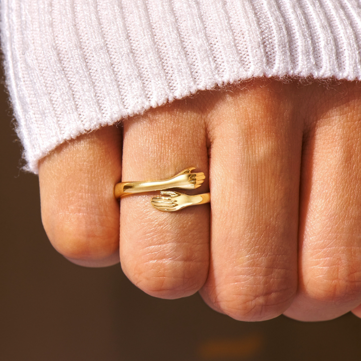LYNN &amp; CO | Bague Câlin Dorée - Simple &amp; Authentique