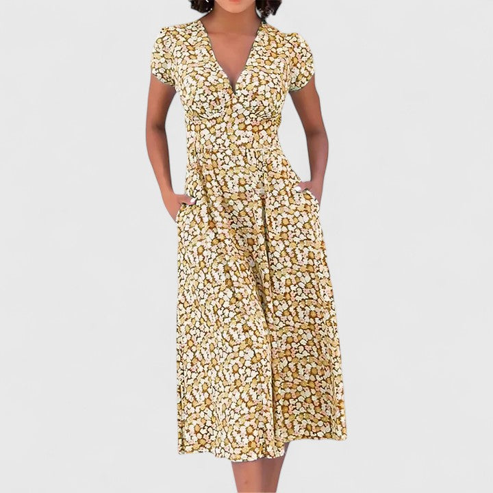 ROSEANNA COZY MIDI DRESS – Effortless Everyday Elegance