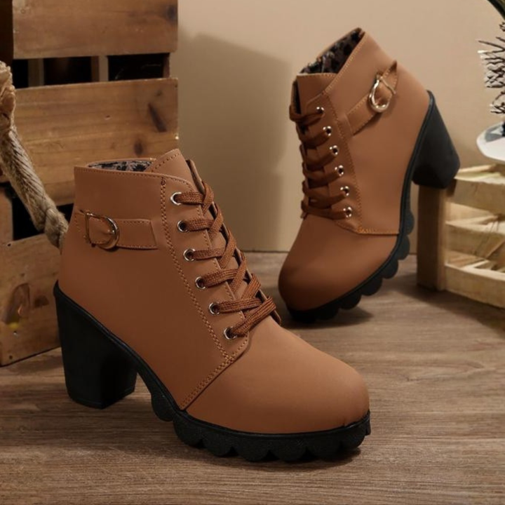 Avery - Buckle Boots