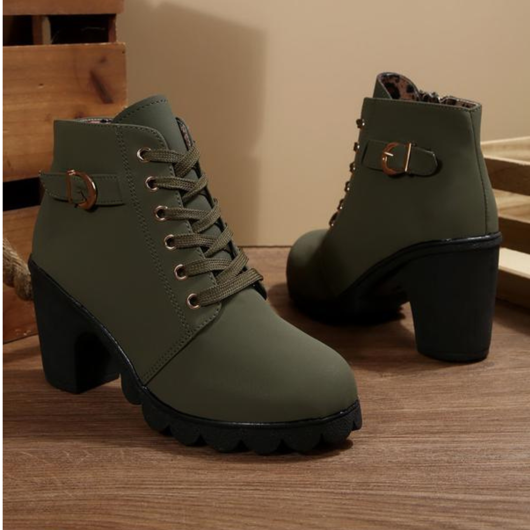 Avery - Buckle Boots