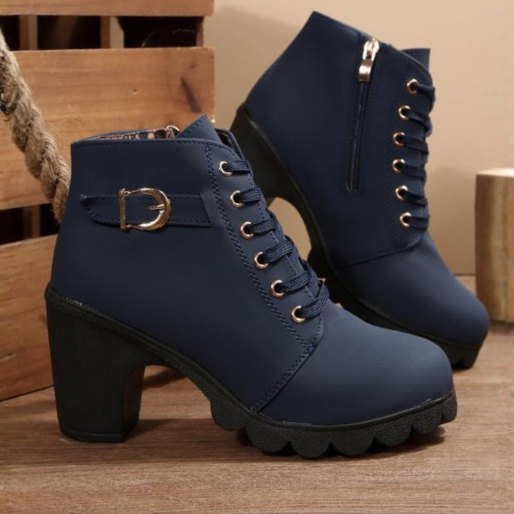 Avery - Buckle Boots
