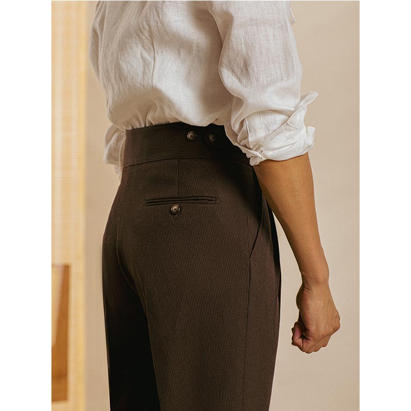 Regent High-Waist Trousers