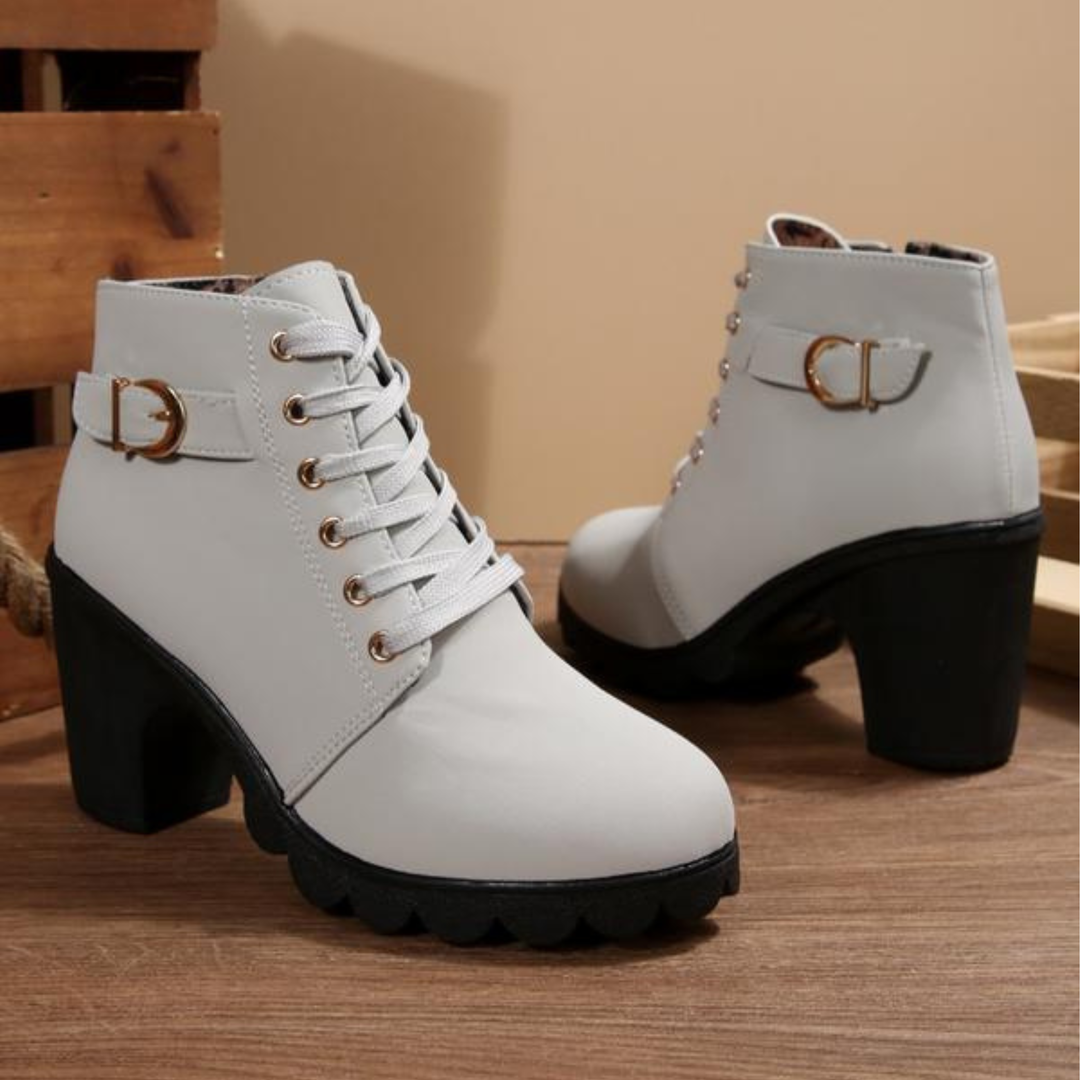 Avery - Buckle Boots
