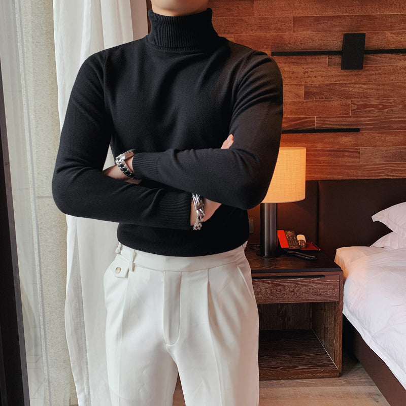 Ashton Fitted Knit Turtleneck