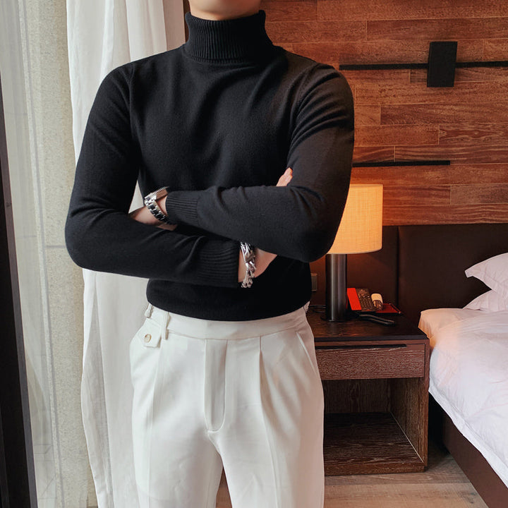 Ashton Fitted Knit Turtleneck