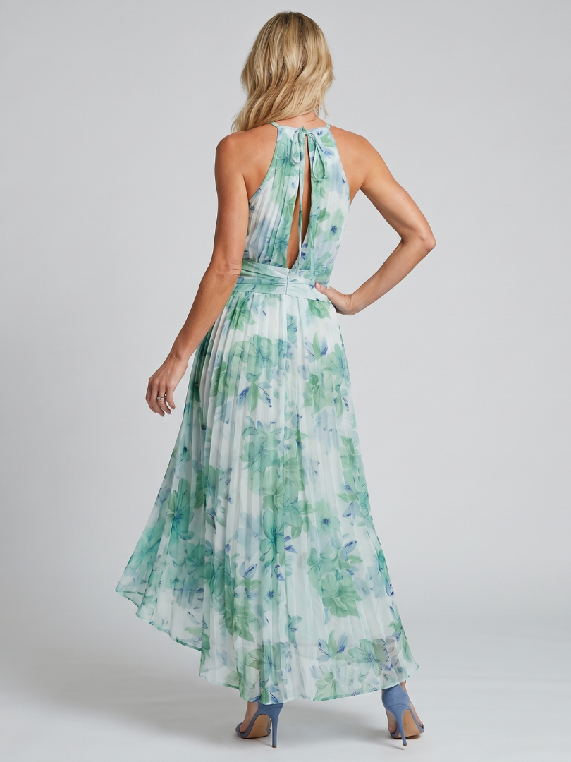 Elara - Pleated Midi Dress