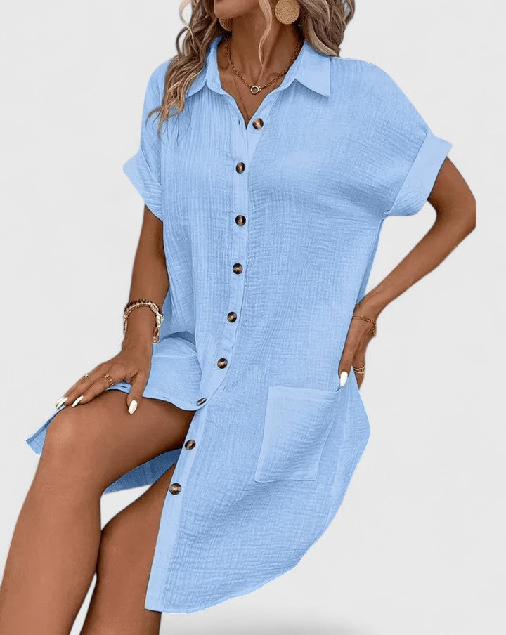 GIANELLEZA™ ELEGANT MIDI DRESS – Effortless Everyday Sophistication