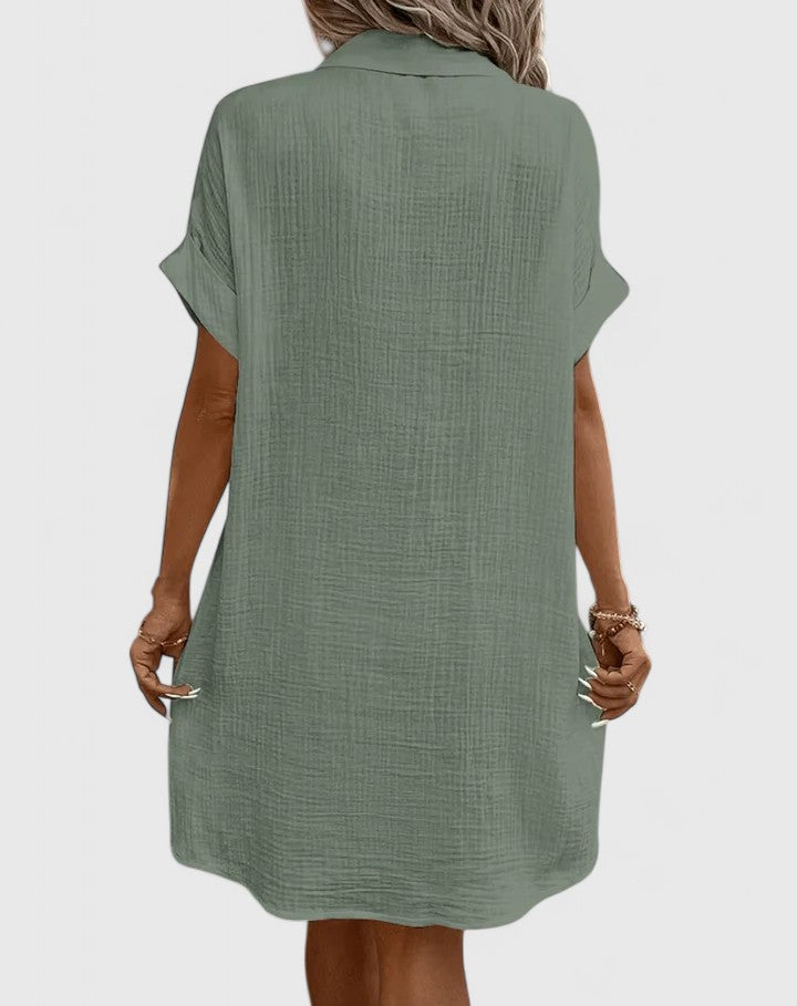 GIANELLEZA™ ELEGANT MIDI DRESS – Effortless Everyday Sophistication