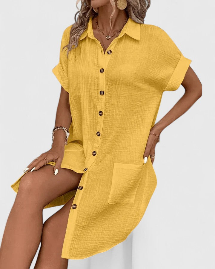 GIANELLEZA™ ELEGANT MIDI DRESS – Effortless Everyday Sophistication