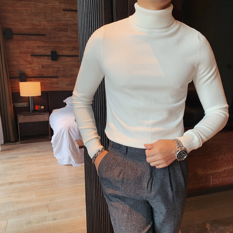 Ashton Fitted Knit Turtleneck