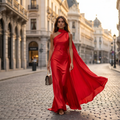 ROBE MRS. ABRIL · ROUGE